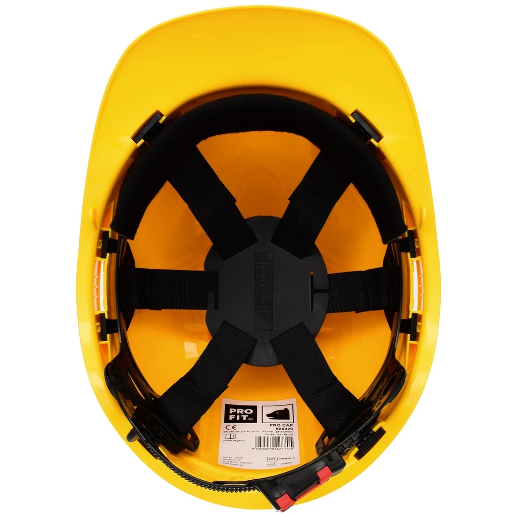 PRO FIT, Pro Cap PE safety, Yellow, Helmet