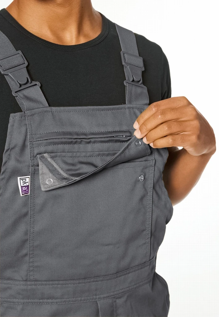 PKA, Praktika dungarees, Grey, Workwear pka