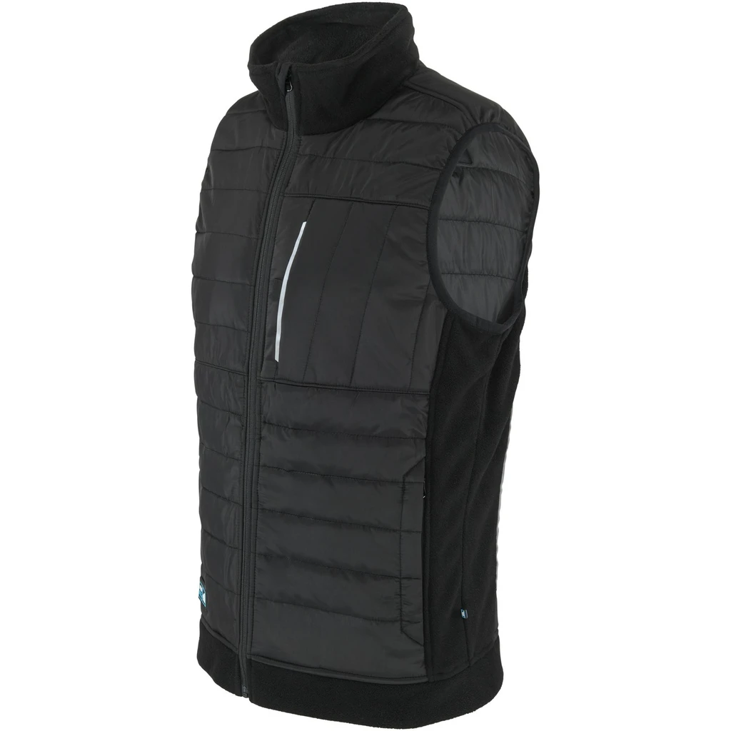 PRO FIT, fleece vest hybrid, Black, Jackets/Vests