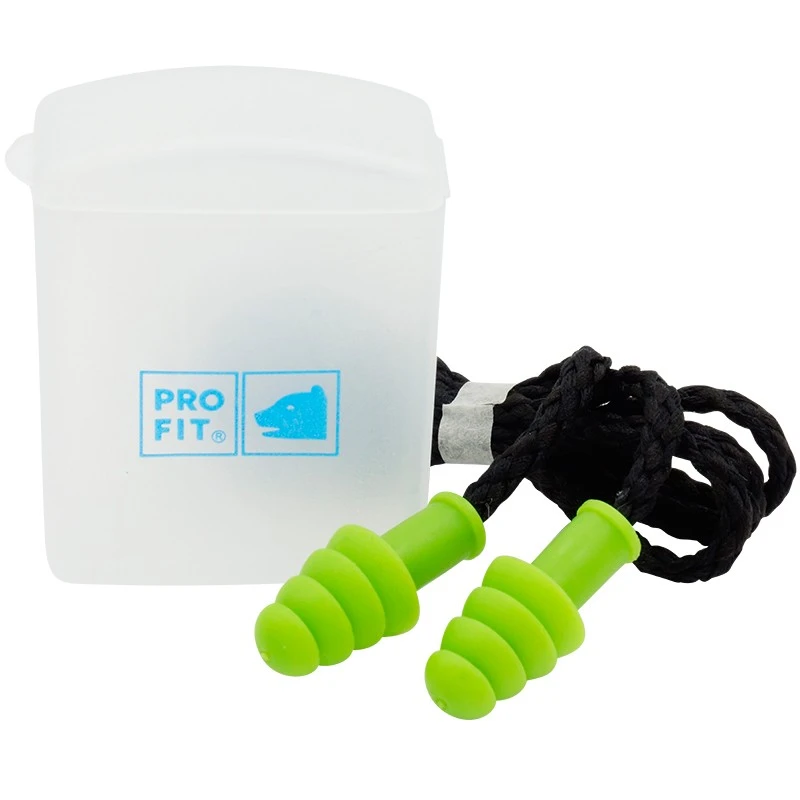 PRO FIT, Prosoft 34 reusalbe corded, Green, Earplugs