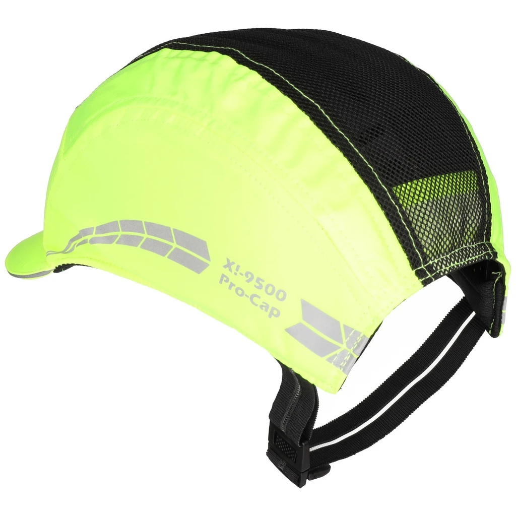 PRO FIT, Bump Cap X!-9500 Pro Cap, Neon Yellow, bump cap