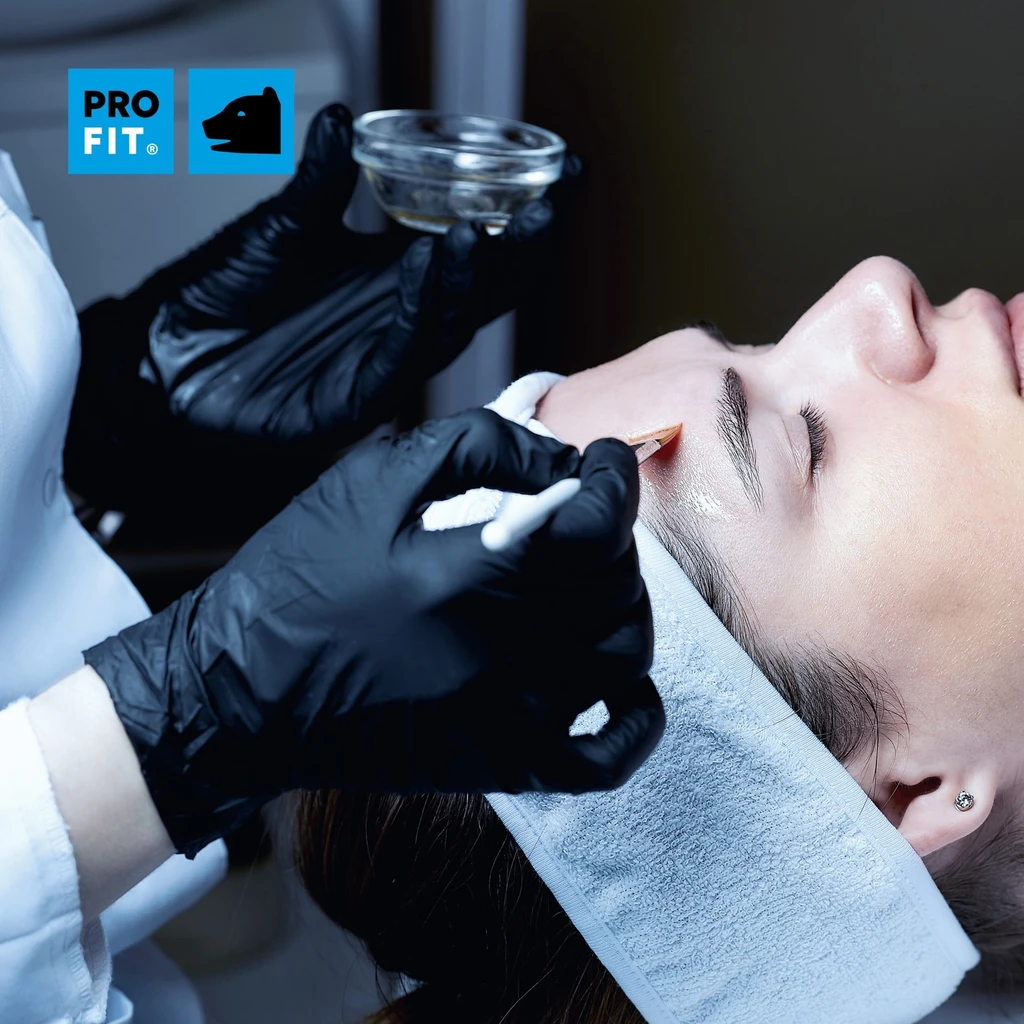 PRO FIT, nitrile disposable glove, Black, Disposable gloves