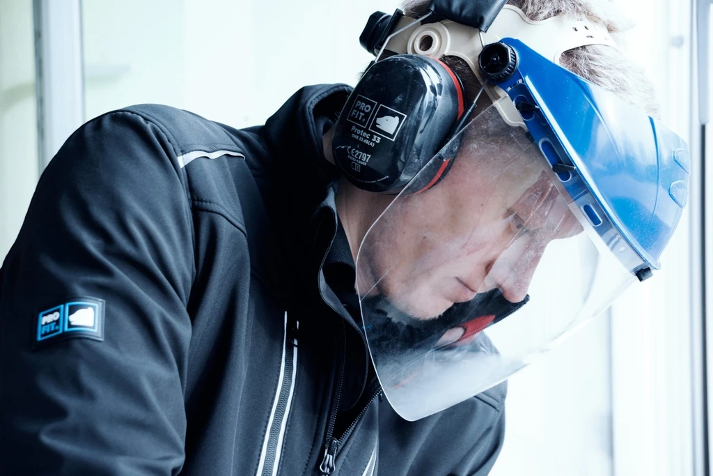 PRO FIT, Panorama headgear, Clear, Visors