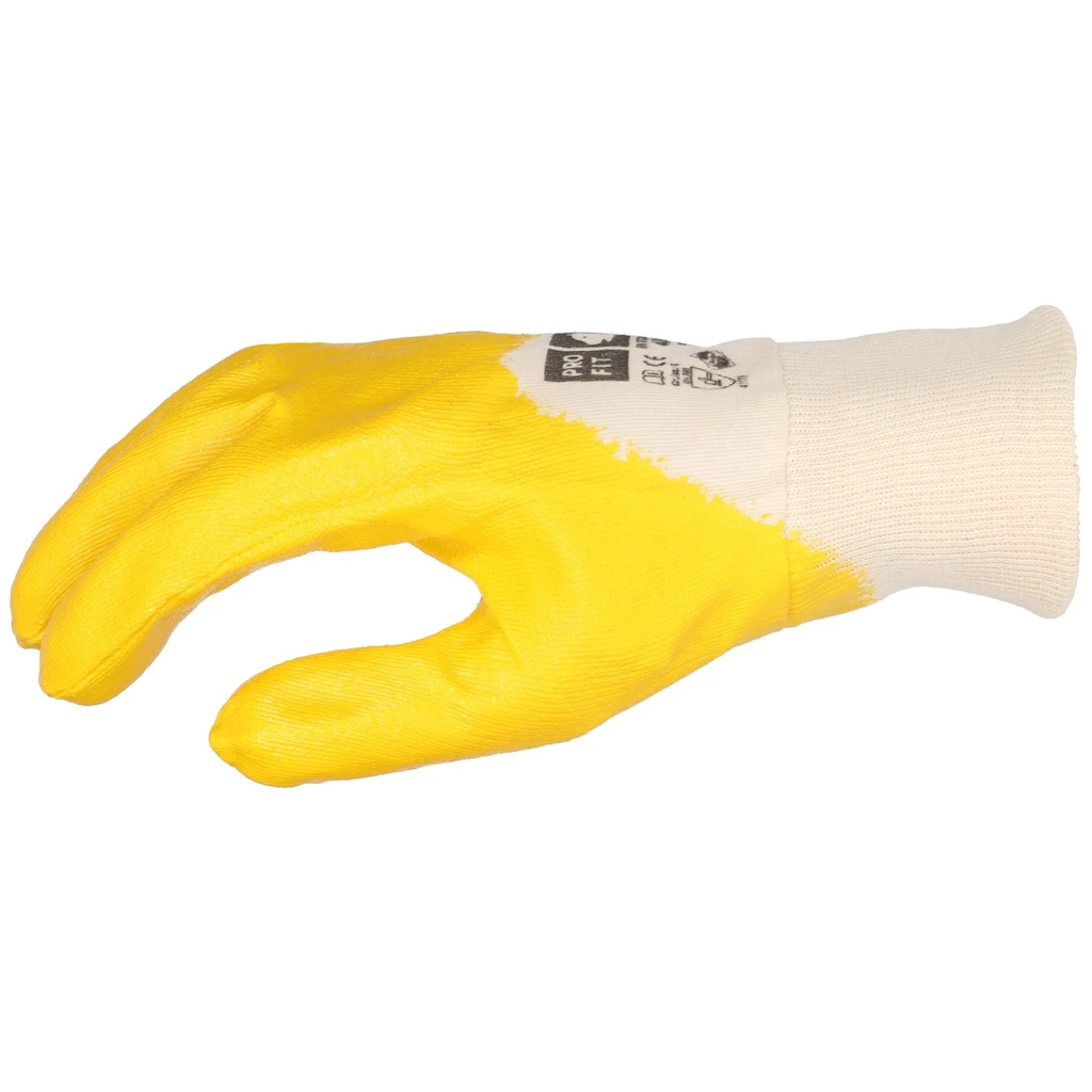 PRO FIT, nitrile foam glove maxim cool, Natural, Yellow, nitrile foam glove maxim cool