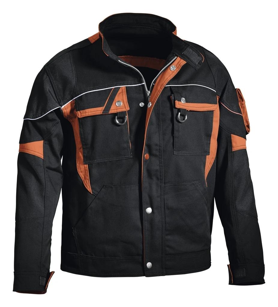 PKA, Threeline De Luxe jacket, Black, Workwear pka