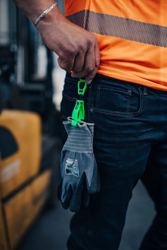 PRO FIT, Glove clip, Neon Green, Accessories