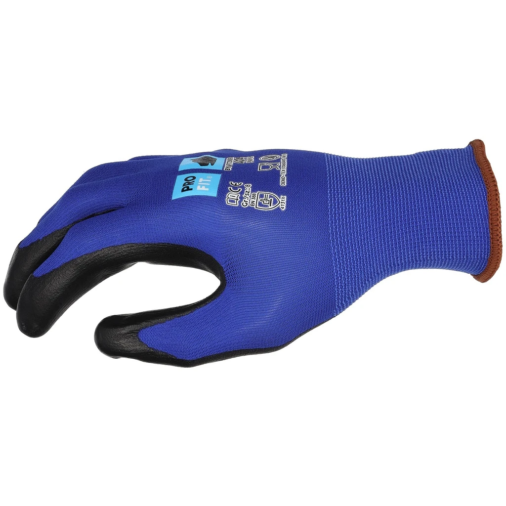 PRO FIT, Polymer-P glove, Black, Blue, HPT gloves