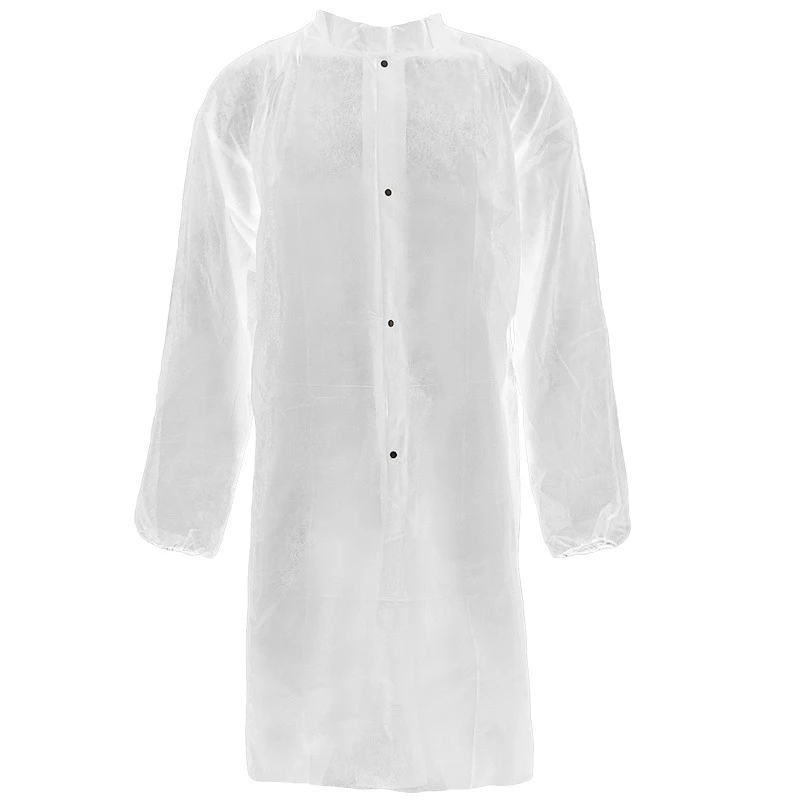 PRO FIT, disposable coat, White, Disposable clothing