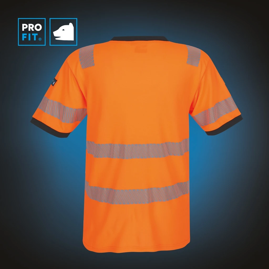 PRO FIT, High Visibility T-shirt, Neon Orange, High-visibility clothing