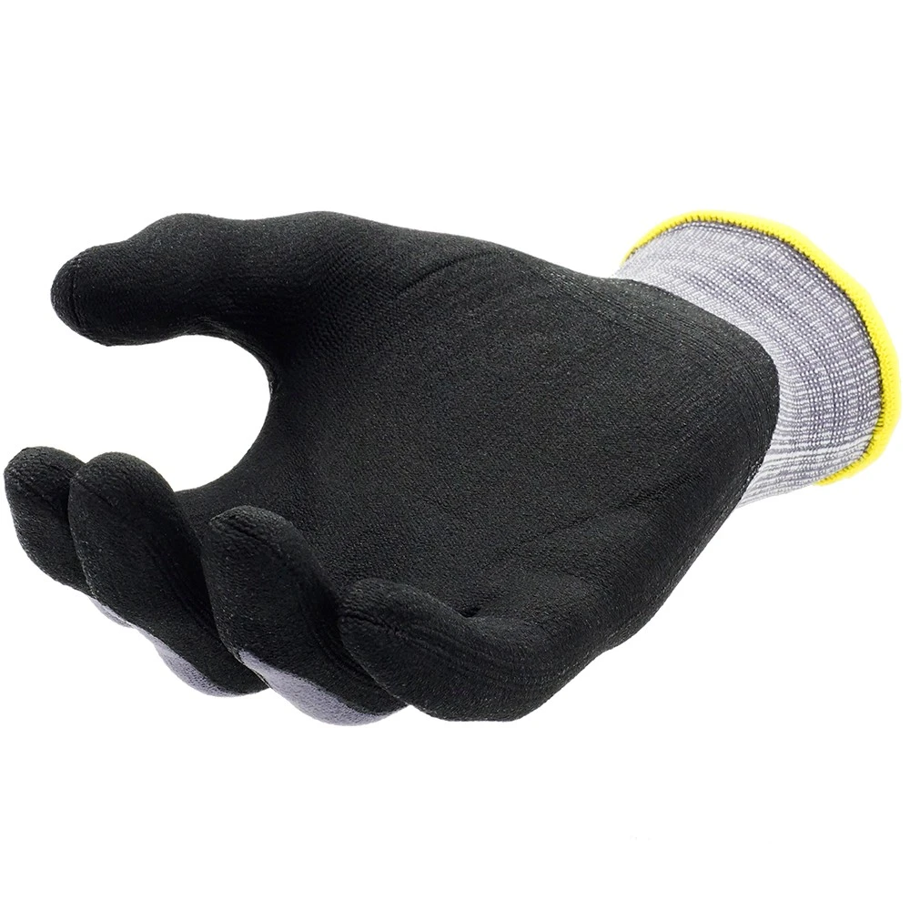PRO FIT, nitrile foam glove maxim cool, Black, Green, Nitrile foam gloves
