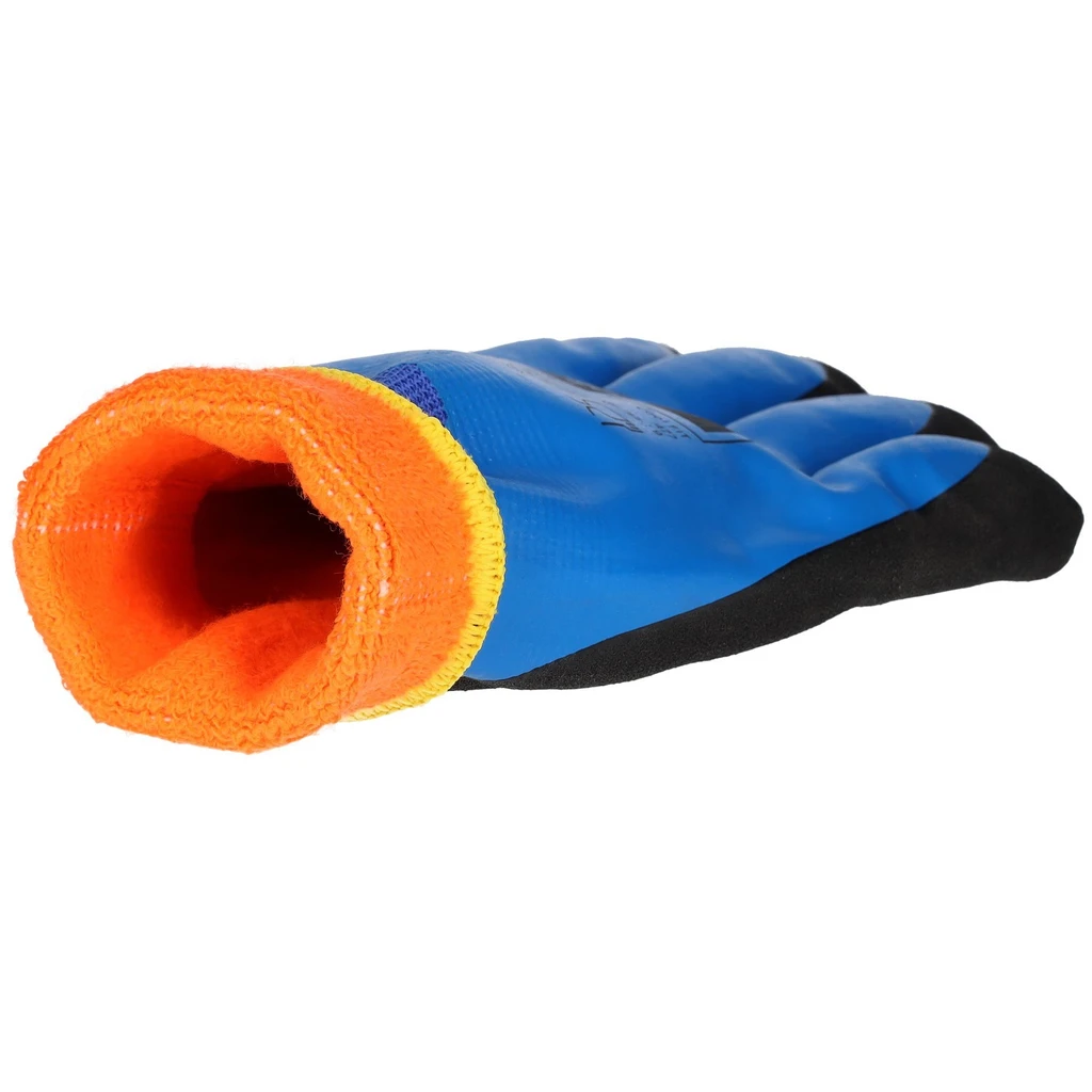 PRO FIT, latex foam winter glove, Black, Blue, Winter gloves