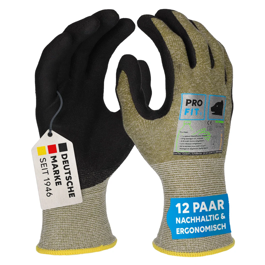 PRO FIT, nitrile foam fine knit, Nitrile foam gloves