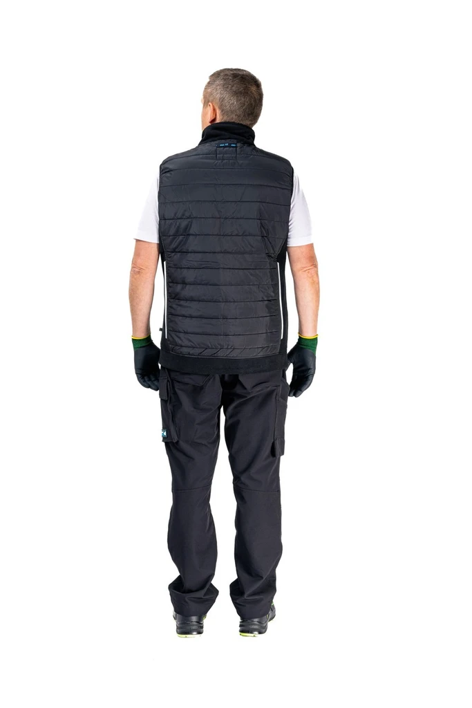 PRO FIT, fleece vest hybrid, Black, Jackets/Vests