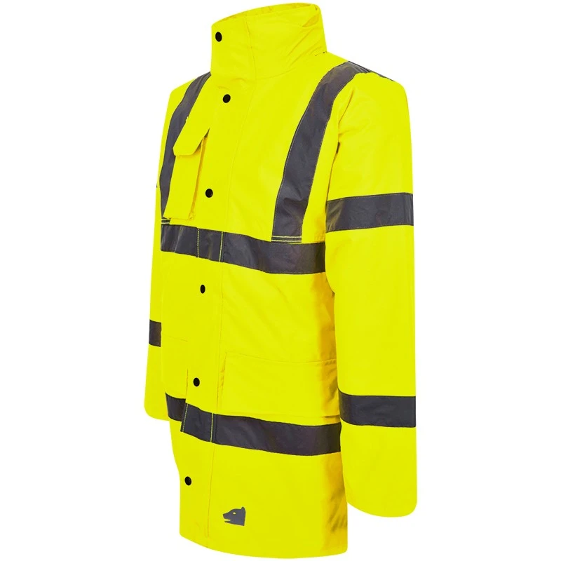 PRO FIT, high-visiblity parka, Neon Yellow, High-visibility clothing