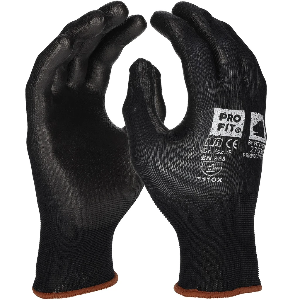 PRO FIT, PU Handschuh "Perfect Lite", Schwarz, PU-Handschuhe