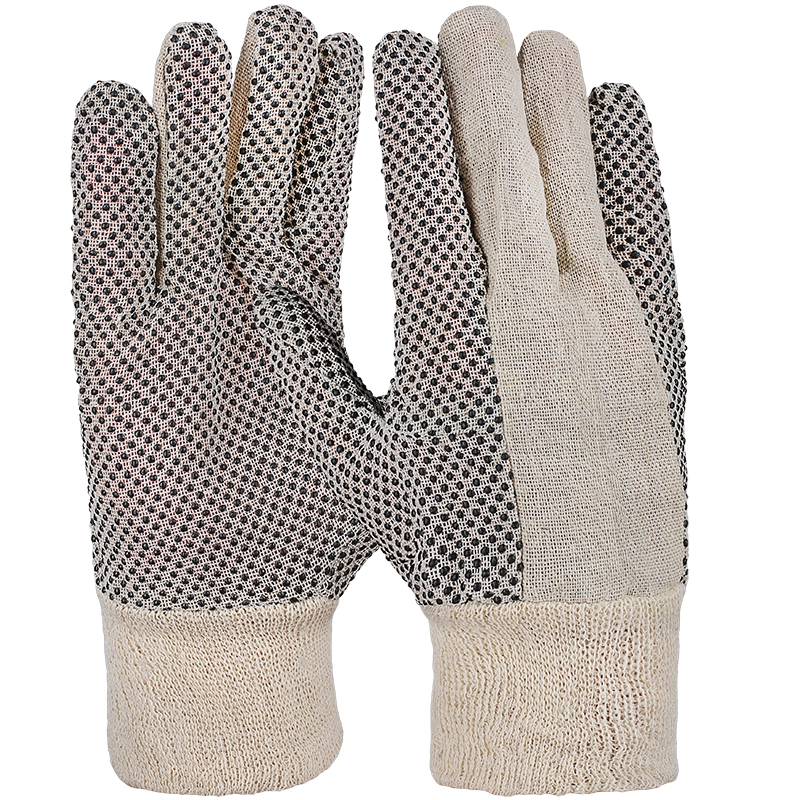 PRO FIT, polyamide/cotton finely knitted glove, Natural, dotted gloves