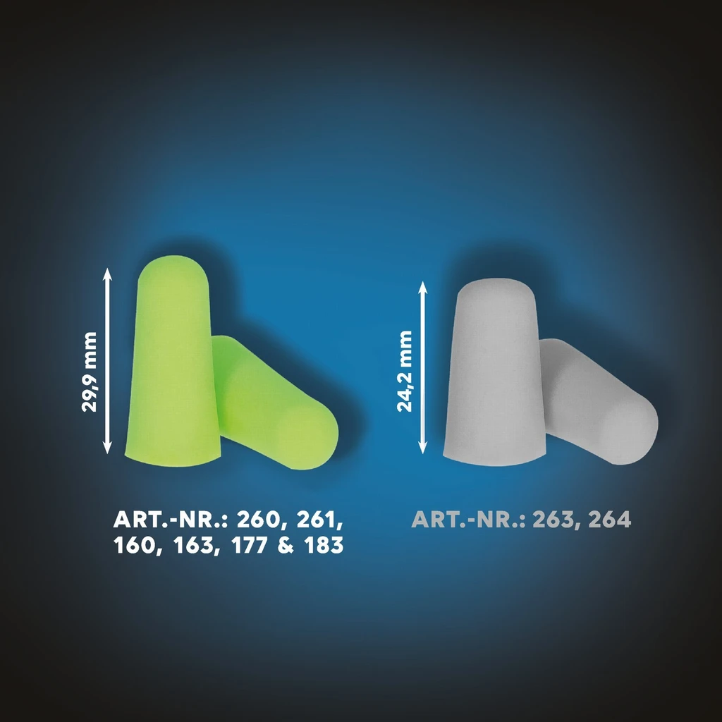 PRO FIT, Prosoft 38 earplugs, Orange, Earplugs