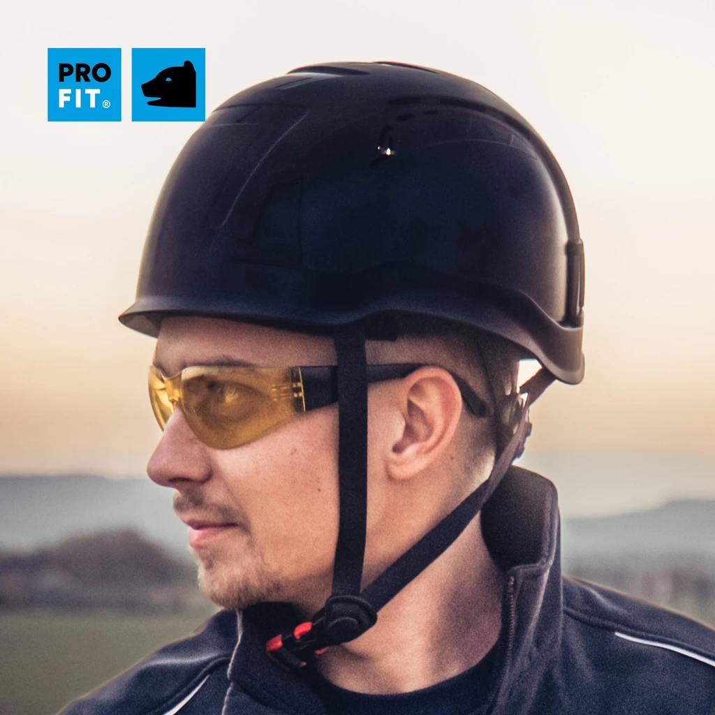 PRO FIT, Schutzhelm "Pro Cap D!-Rock", Schwarz, Helm