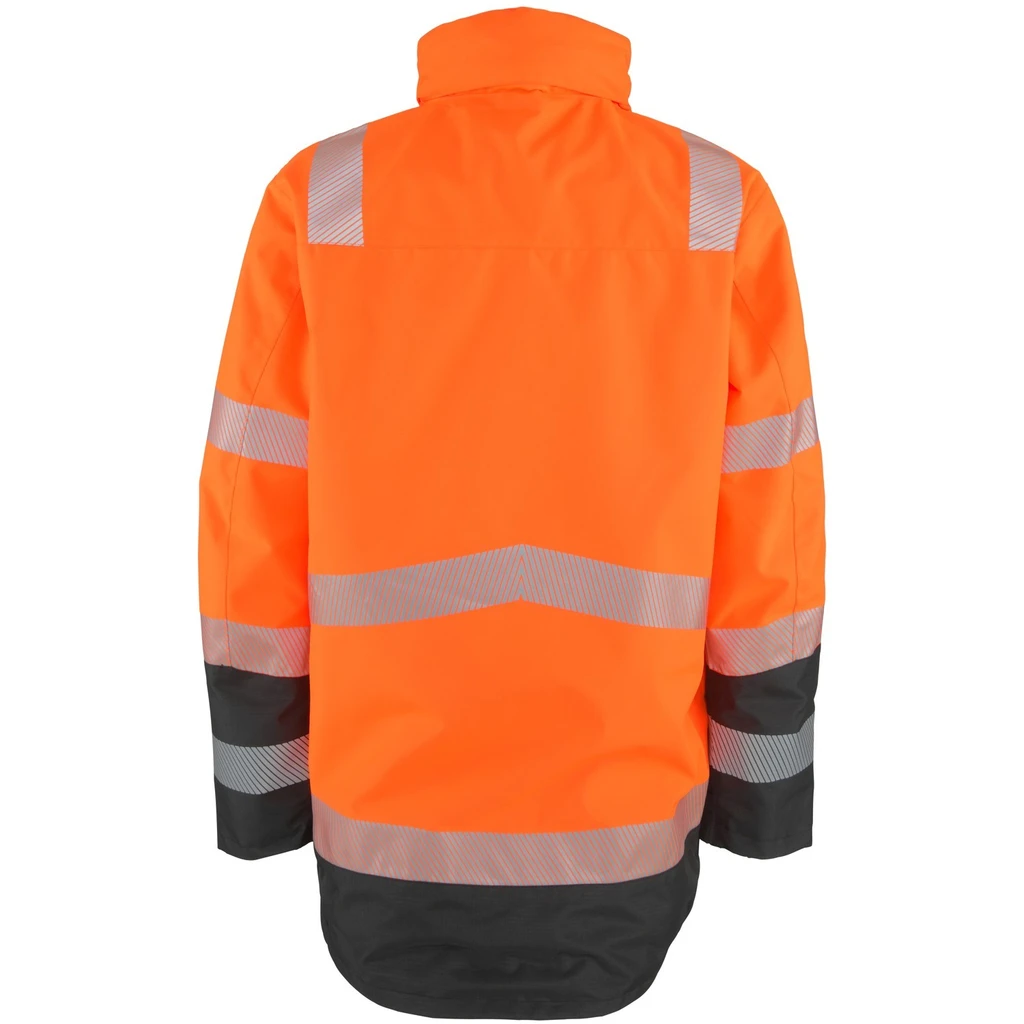PRO FIT, High visibilty parka, Neon Orange, High-visibility clothing