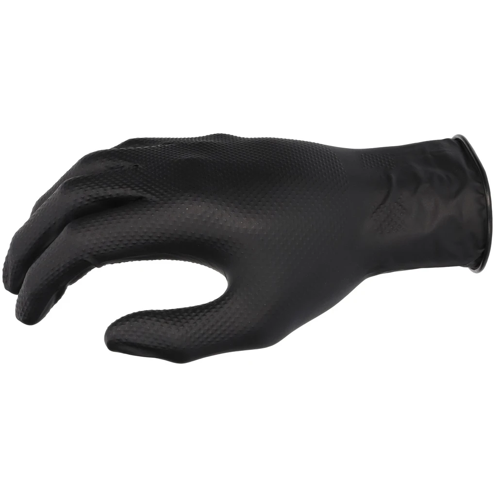 PRO FIT, nitrile disposable glove, Black, Disposable gloves