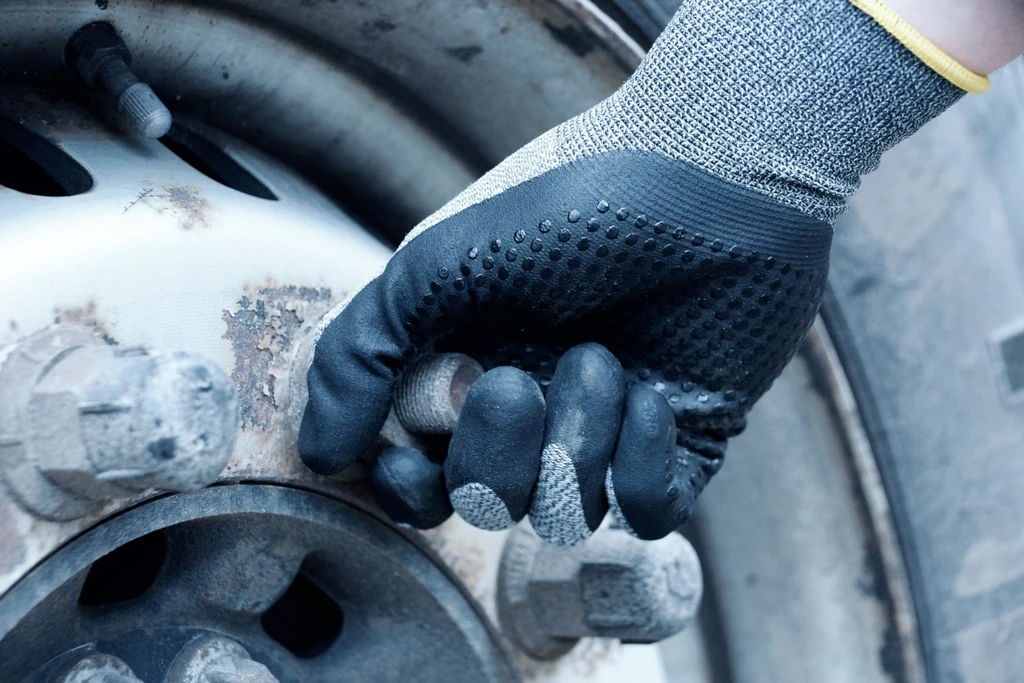 PRO FIT, nitrile foam glove maxim cool, Black, Grey, Nitrile foam gloves