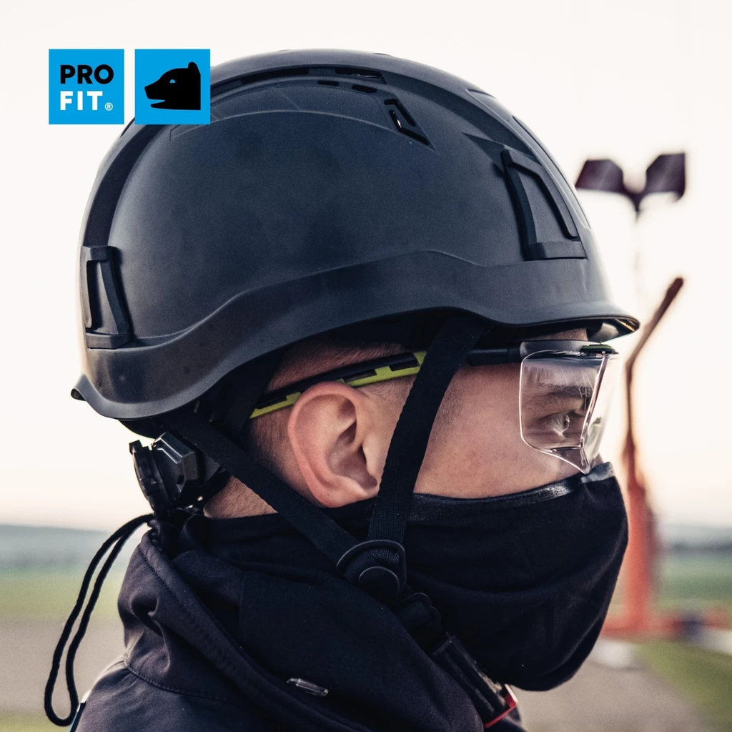 PRO FIT, Pro Cap D!-Rock safety, Black, Helmet