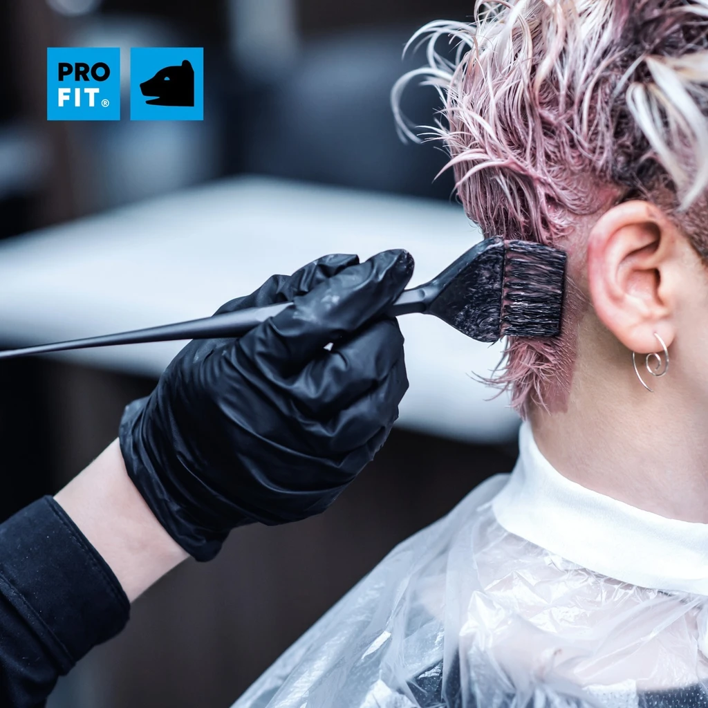 PRO FIT, nitrile disposable glove, Black, Disposable gloves