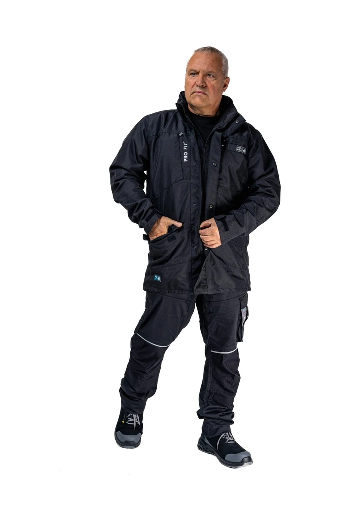 PRO FIT, Parka, Black, Jackets/Vests