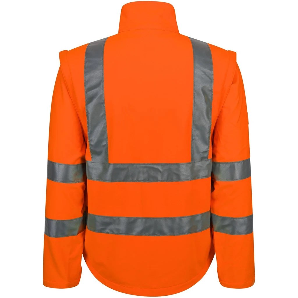 PRO FIT, Warning protection softshell jacket, High-visibility protection softshell